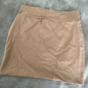 Beige Cream Tan Mini skirt for inner lining